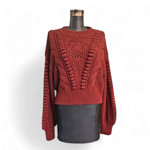 Anthropologie Sweaters - Anthropologie Chunky Knit Sweater Size Small